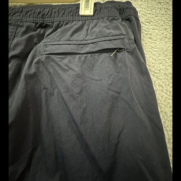 Calvin Klein rain Pants Mens Extra Large XL Navy Blue Nylon Pockets Adjustable - Picture 11 of 12